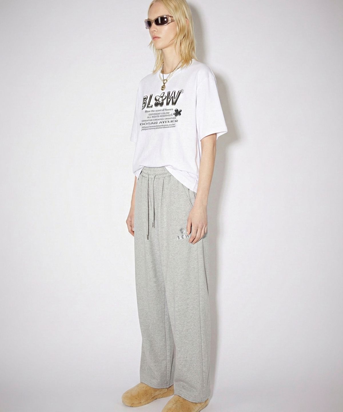 블로우(BLOW) LENTICULAR LOGO SWEAT PANTS