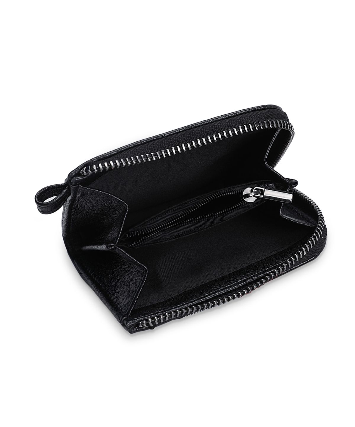엑스톤즈(XTONZ) XF007 스터드 로고 체인 지갑 (BLACK)