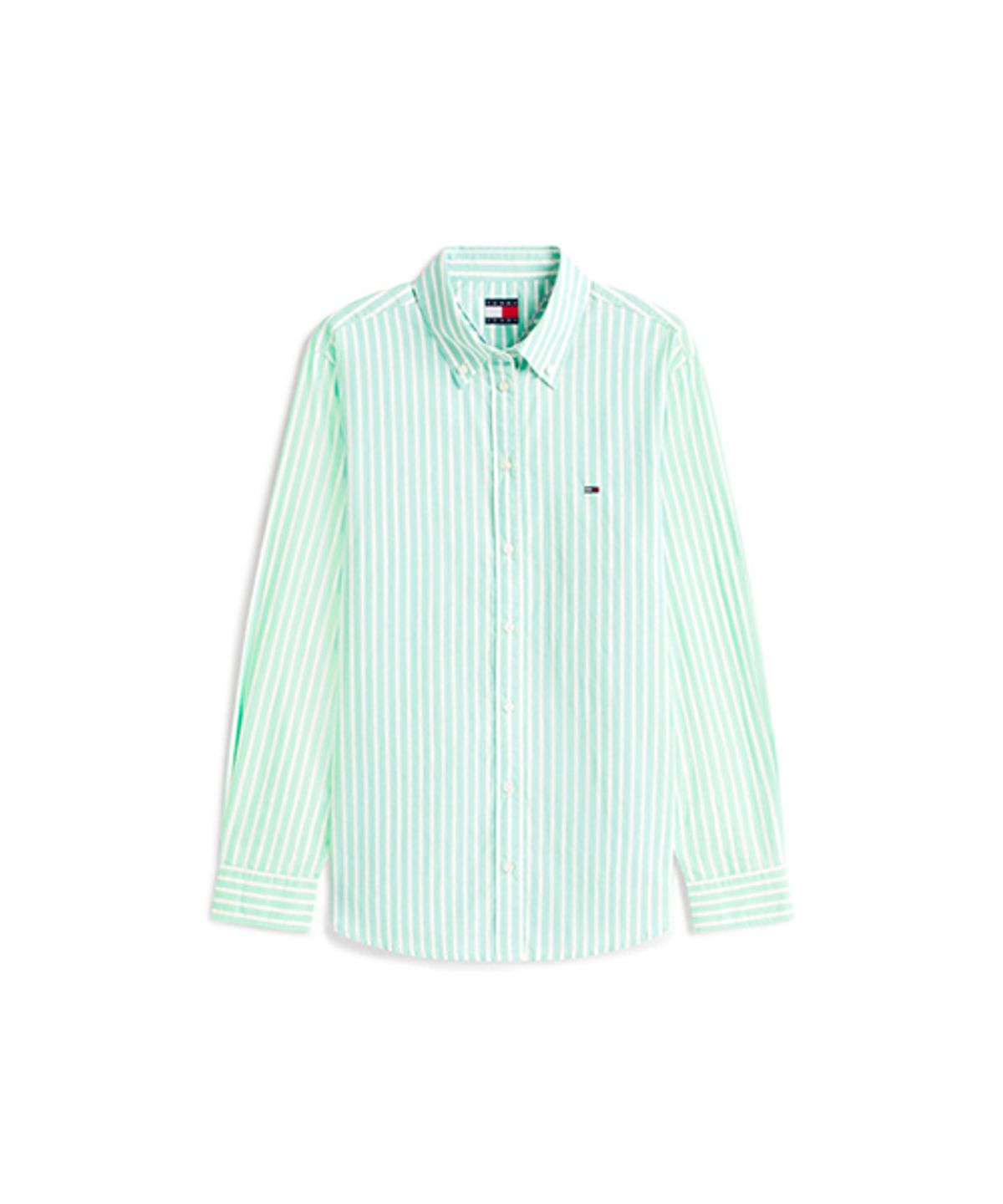 타미진스(TOMMY JEANS) 스트라이프 포플린 셔츠 (T32G1WSH12TWT10CF)