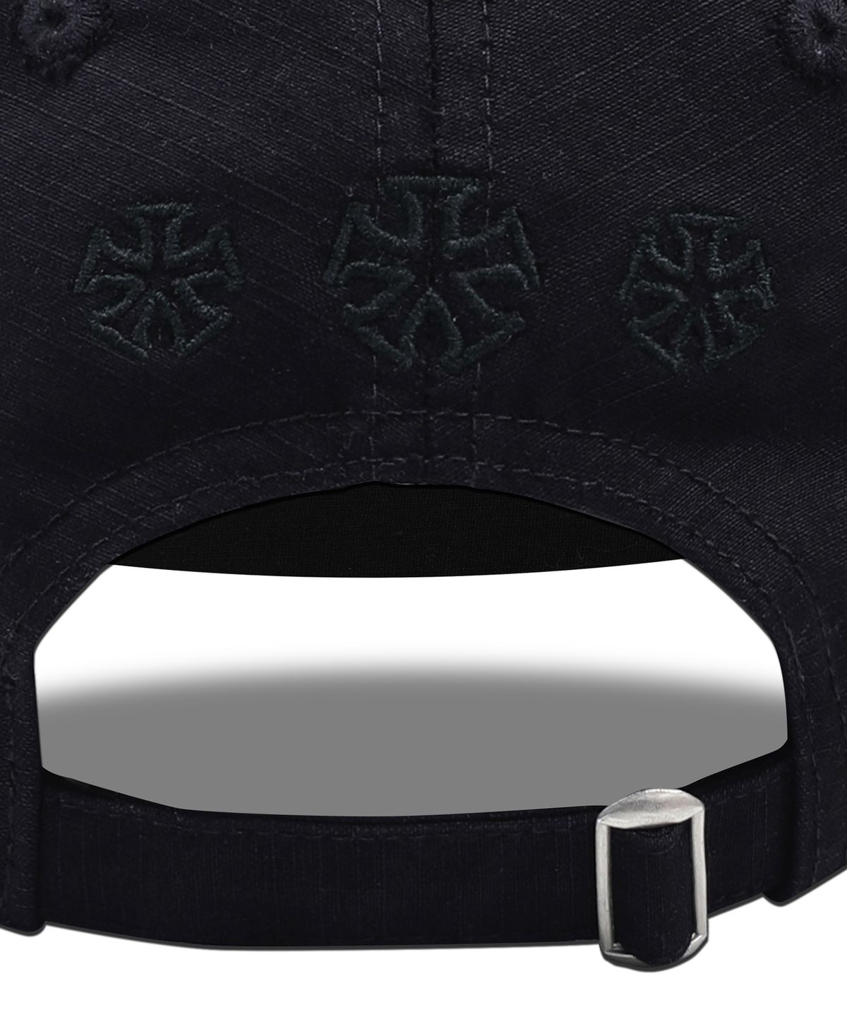 엑스톤즈(XTONZ) XF016 메스 스터드 데미지 코튼 볼캡 (BLACK)