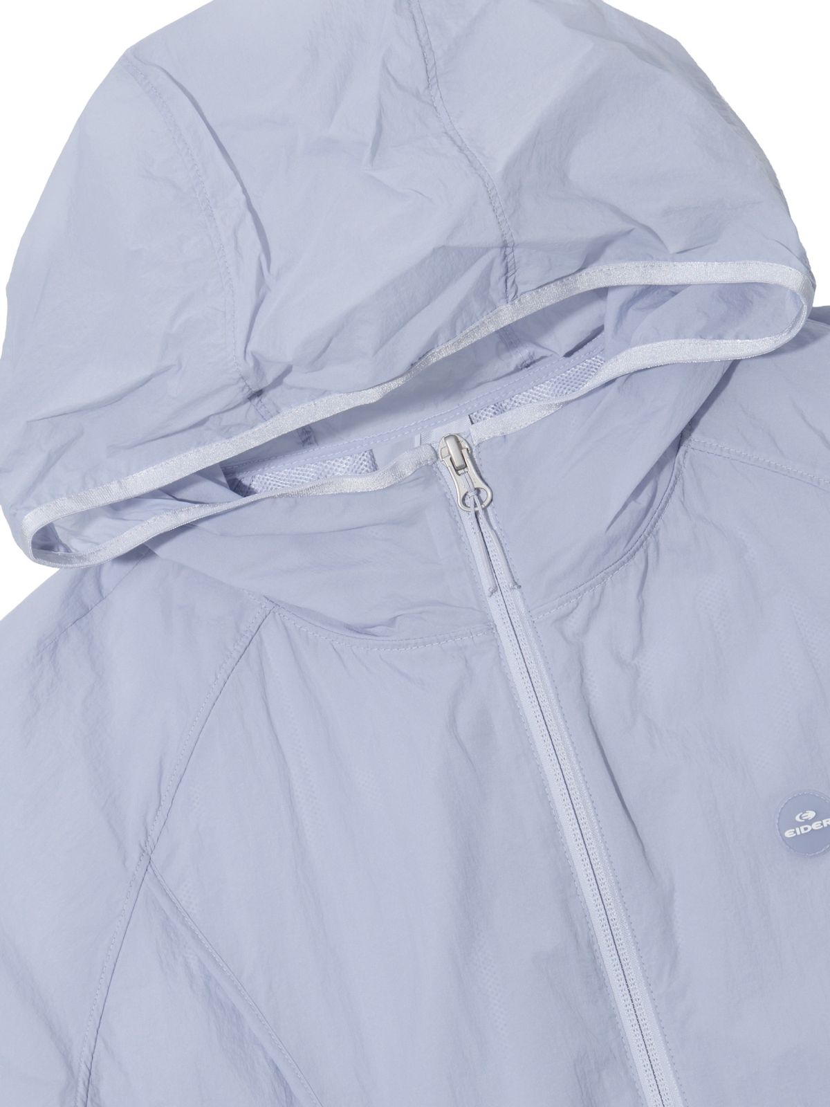 아이더(EIDER) SHEER (시어) 여성 경량 후디 자켓_ICE BLUE