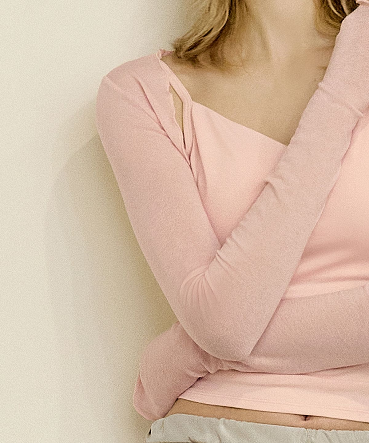 데비웨어(DEVIWEAR) 미스티 텐셀 볼레로 DEVI-T0148-살몬핑크