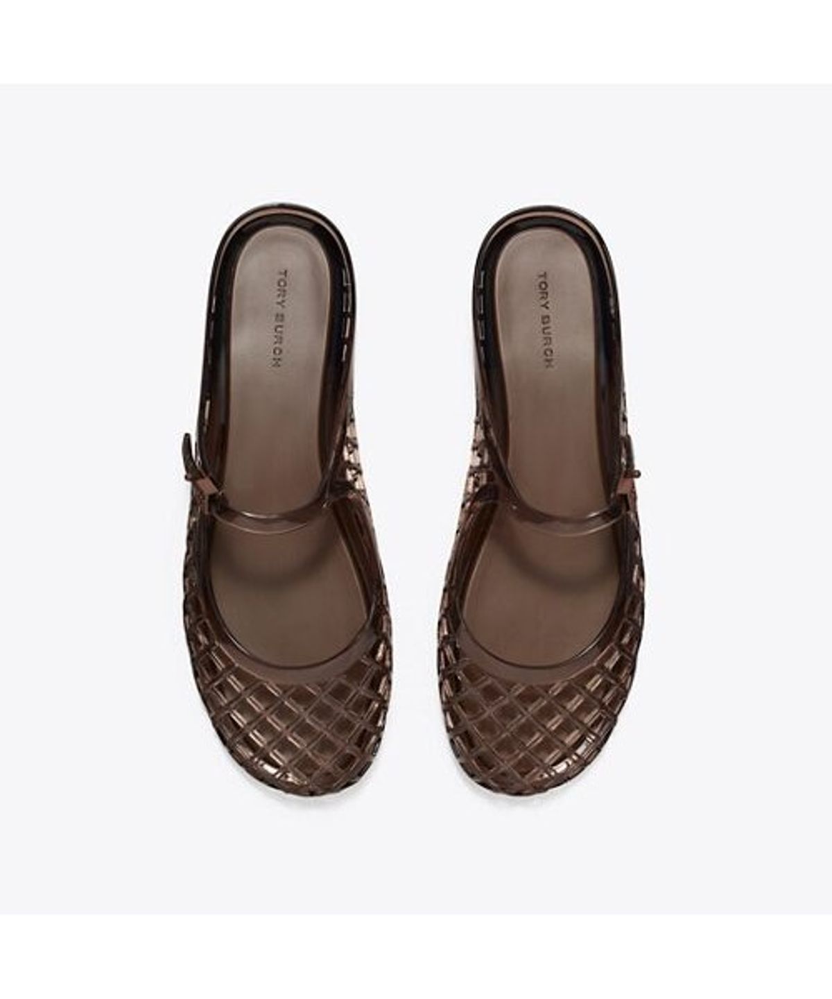 토리버치(TORYBURCH) 멜로우 메리 제인 젤리 - 코코아