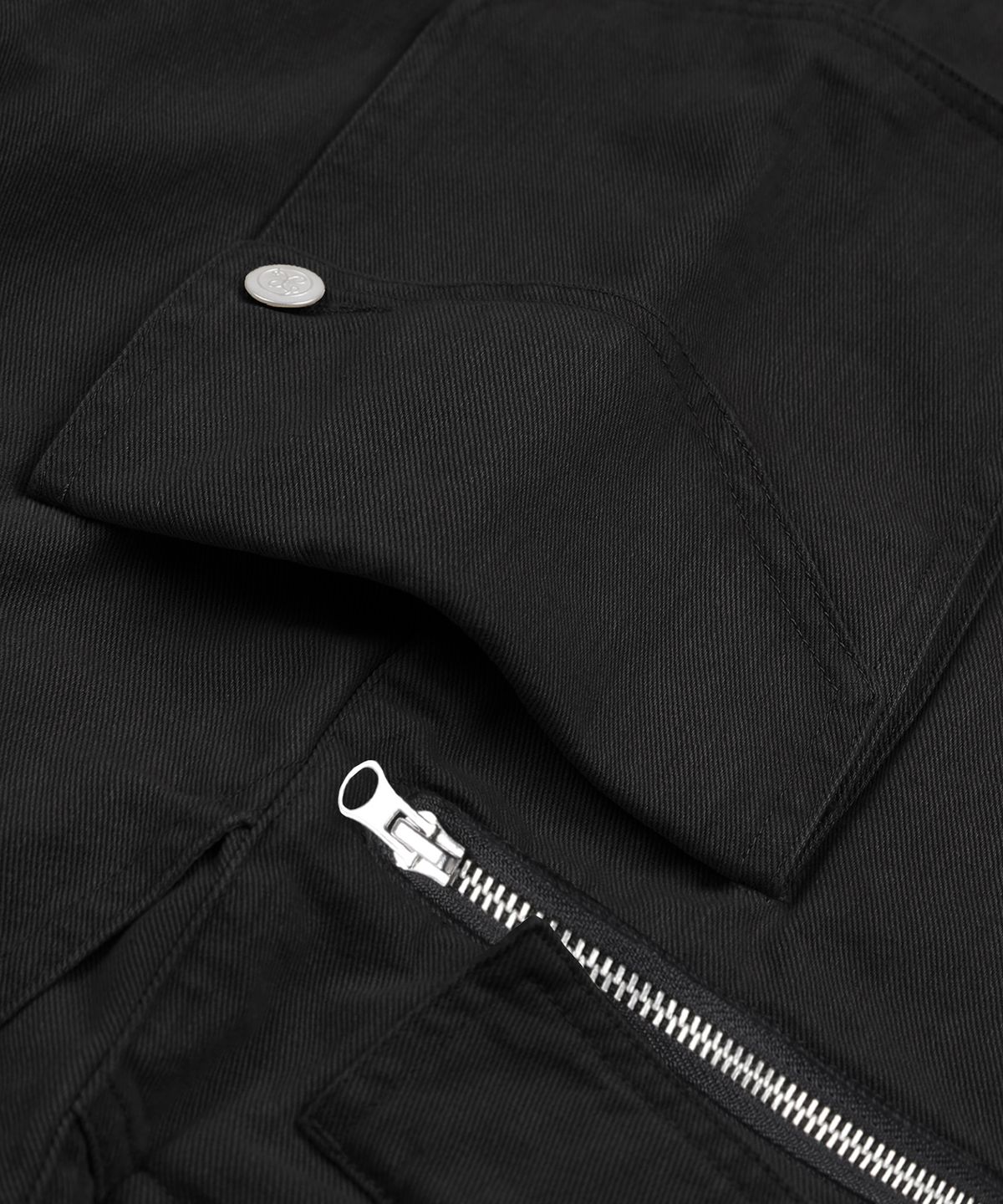 엑스톤즈(XTONZ) XF013 멀티 카고 포켓 버뮤다 코튼 팬츠 (BLACK)