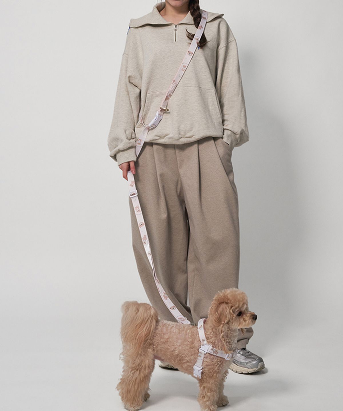 베일리(BAILEY) 강아지 산책 핸즈프리 리드줄