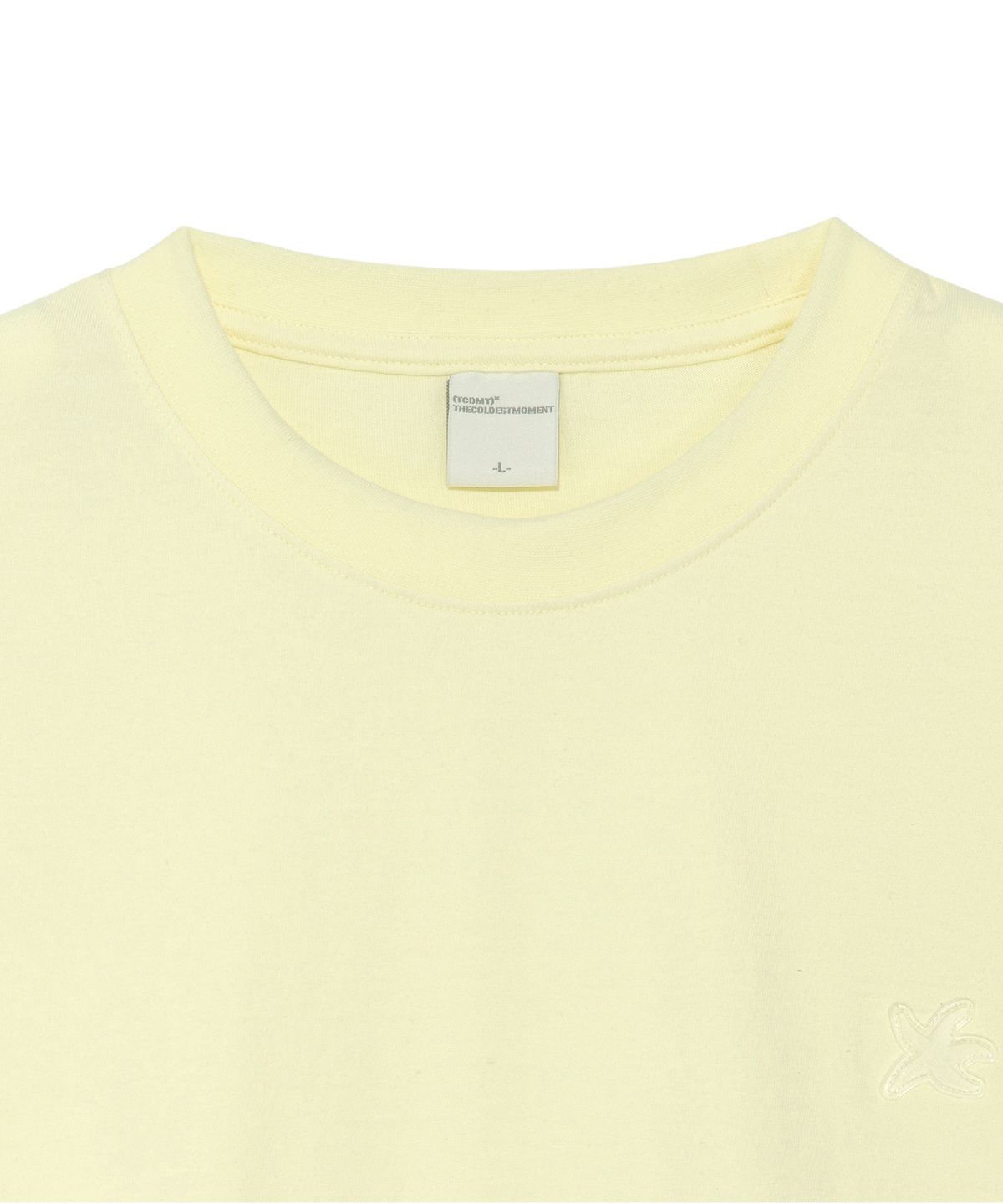 더콜디스트모먼트(THE COLDEST MOMENT) TCM starfish label T (lemon)