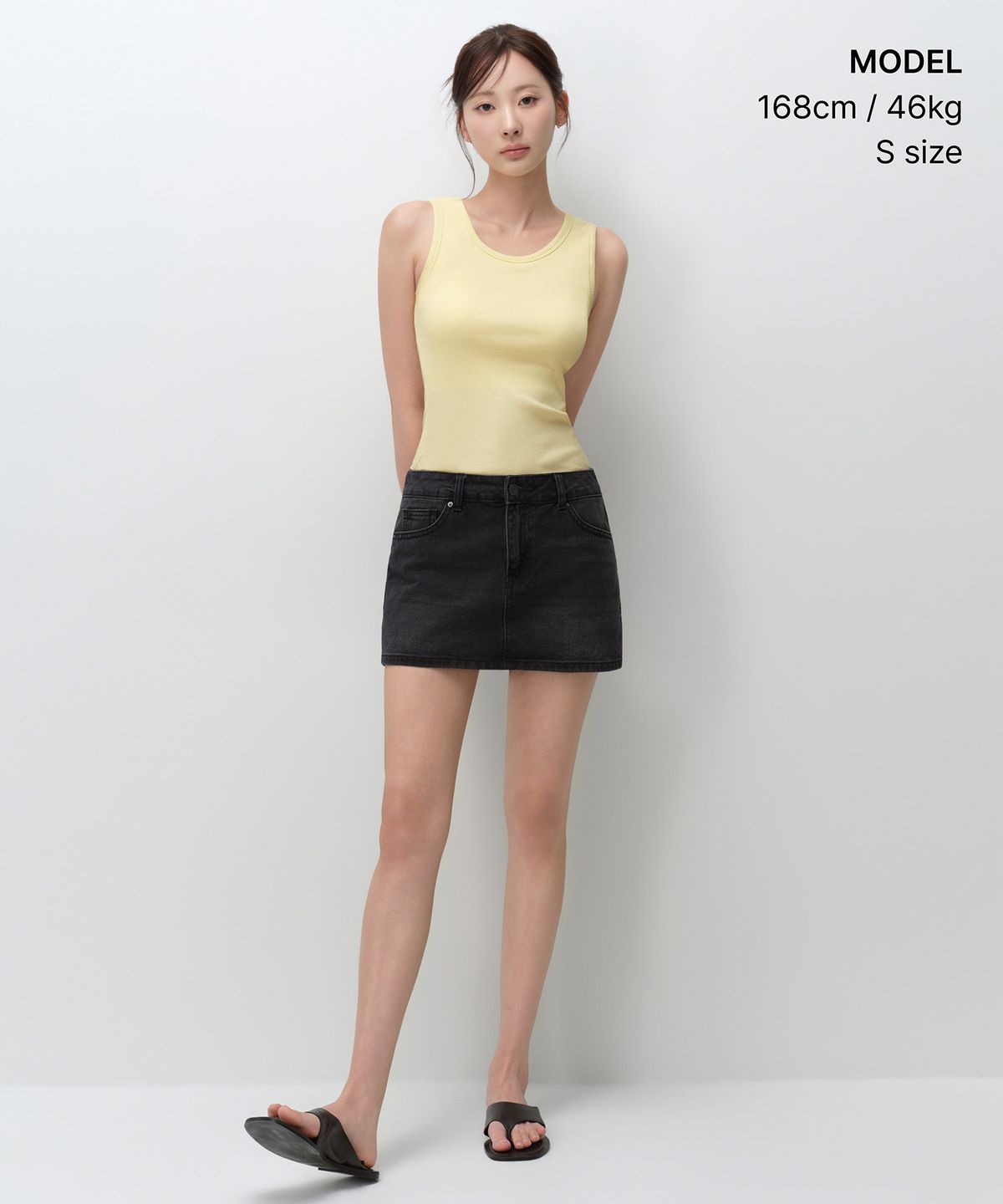 무신사 스탠다드 우먼(MUSINSA STANDARD WOMAN) 우먼즈 에센셜 브라 탱크 탑 [레몬]