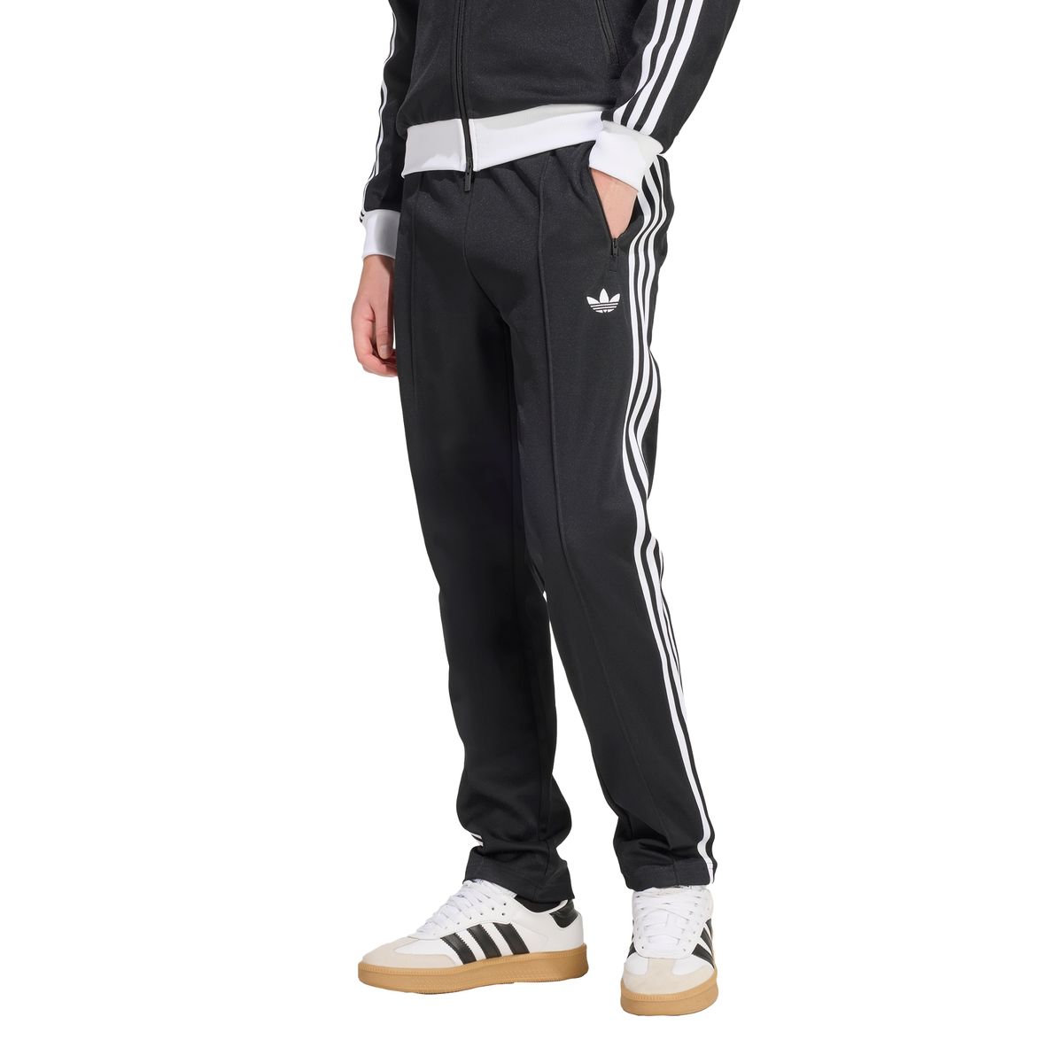 아디다스(ADIDAS) 클래식 트랙 팬츠 - 블랙:화이트 / KE3530