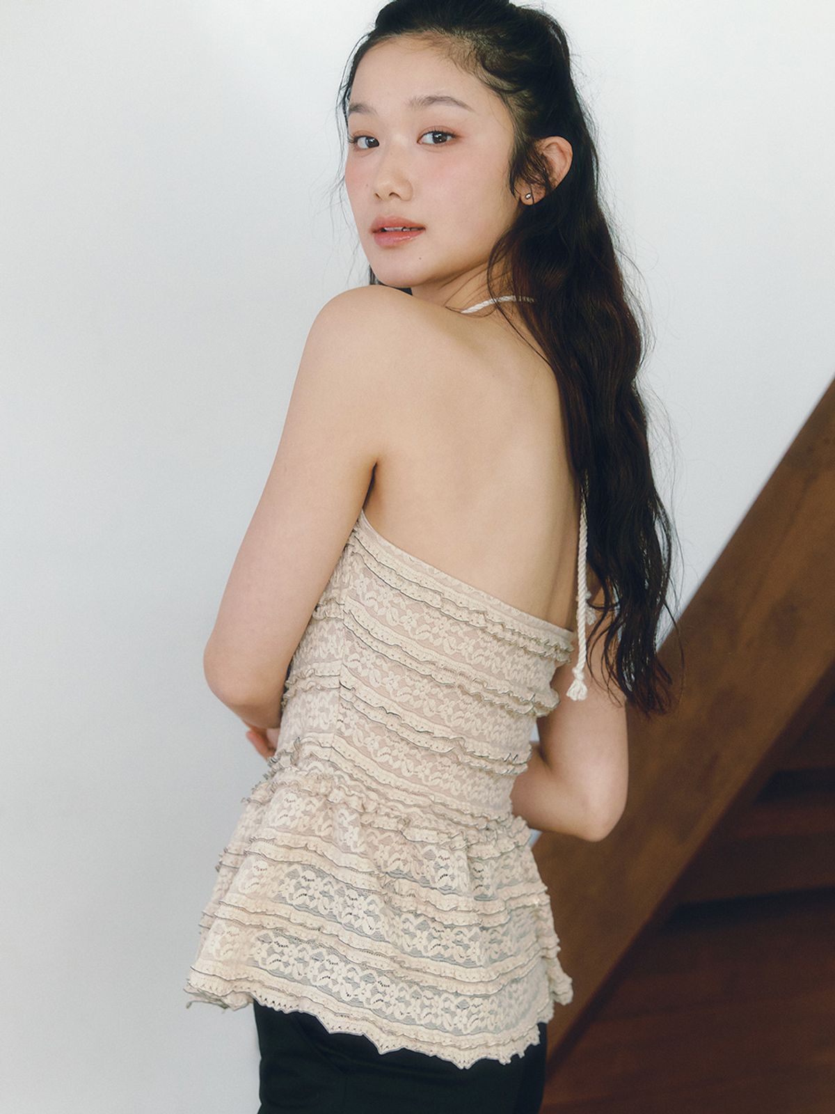 가니송(GANISONG) 봉봉 뷔스티에_베이지