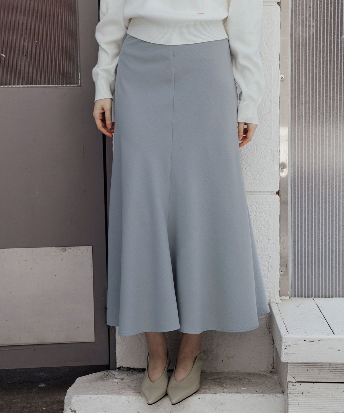 로트르드민(LAUTREDE MIN) MUSE Flared skirt