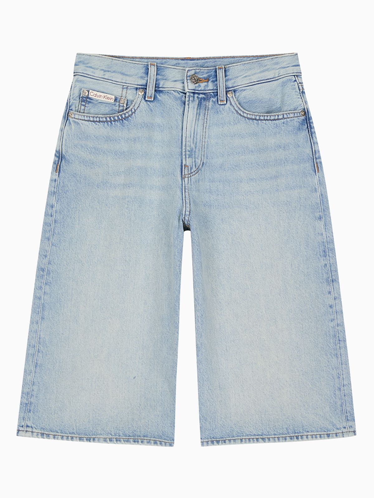 캘빈클라인 진(CALVIN KLEIN JEANS) 여성 텐셀 데님 롱쇼츠 47F772G SLD