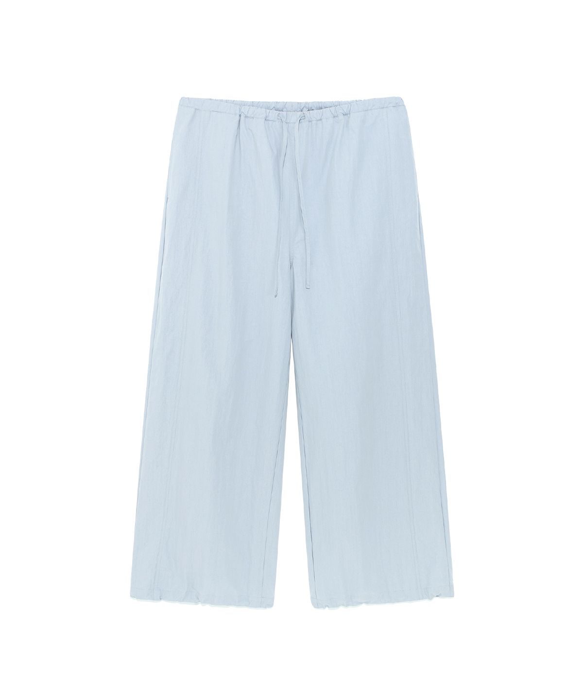 더콜디스트모먼트(THE COLDEST MOMENT) TCM mini logo nylon pants (sky blue)