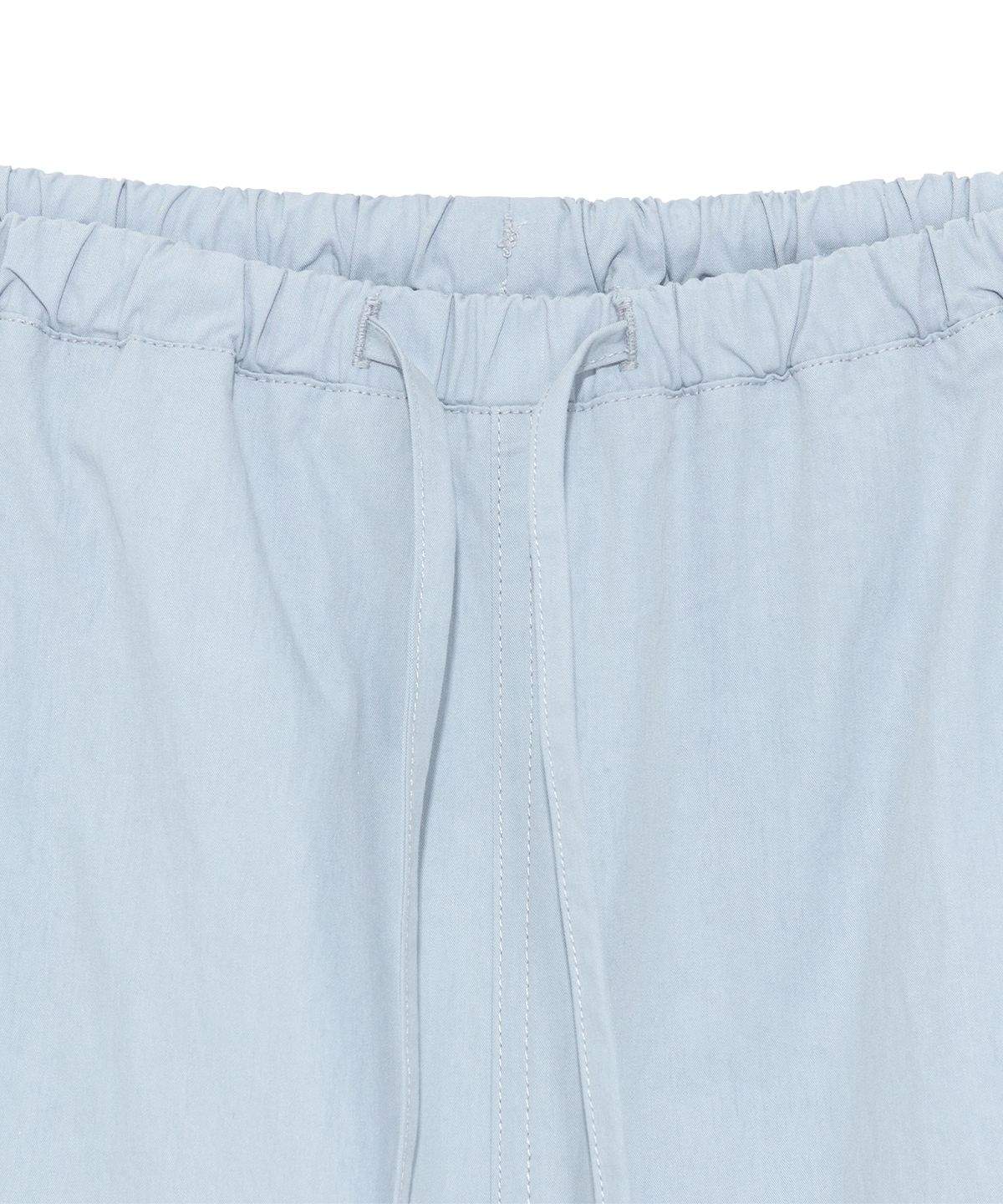 더콜디스트모먼트(THE COLDEST MOMENT) TCM mini logo nylon pants (sky blue)