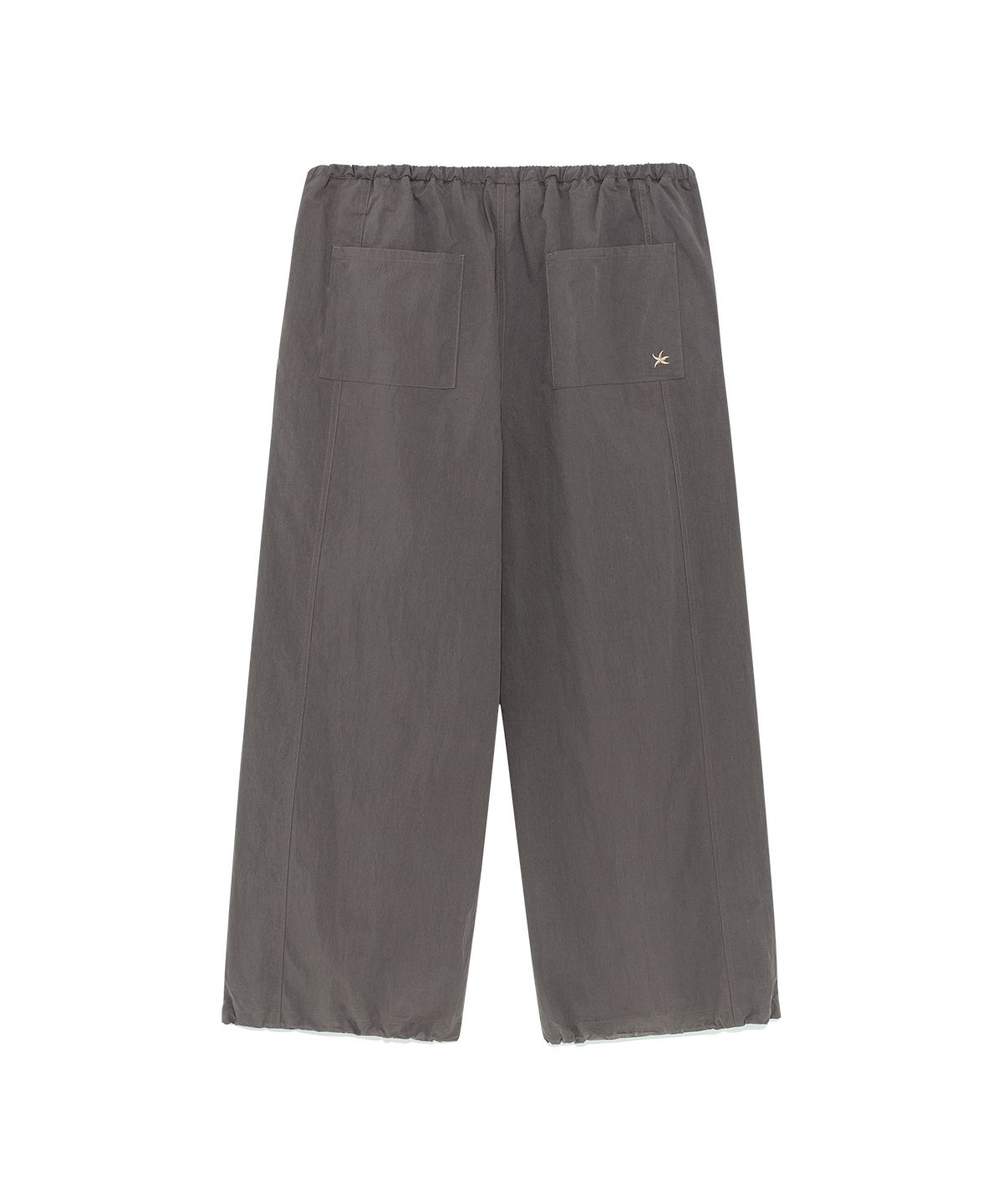 더콜디스트모먼트(THE COLDEST MOMENT) TCM mini logo nylon pants (brown)