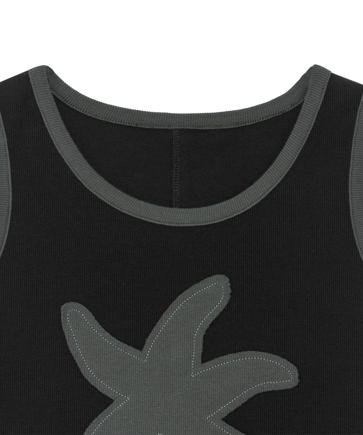 더콜디스트모먼트(THE COLDEST MOMENT) (w) TCM starfish ringer sleeveless T (black)