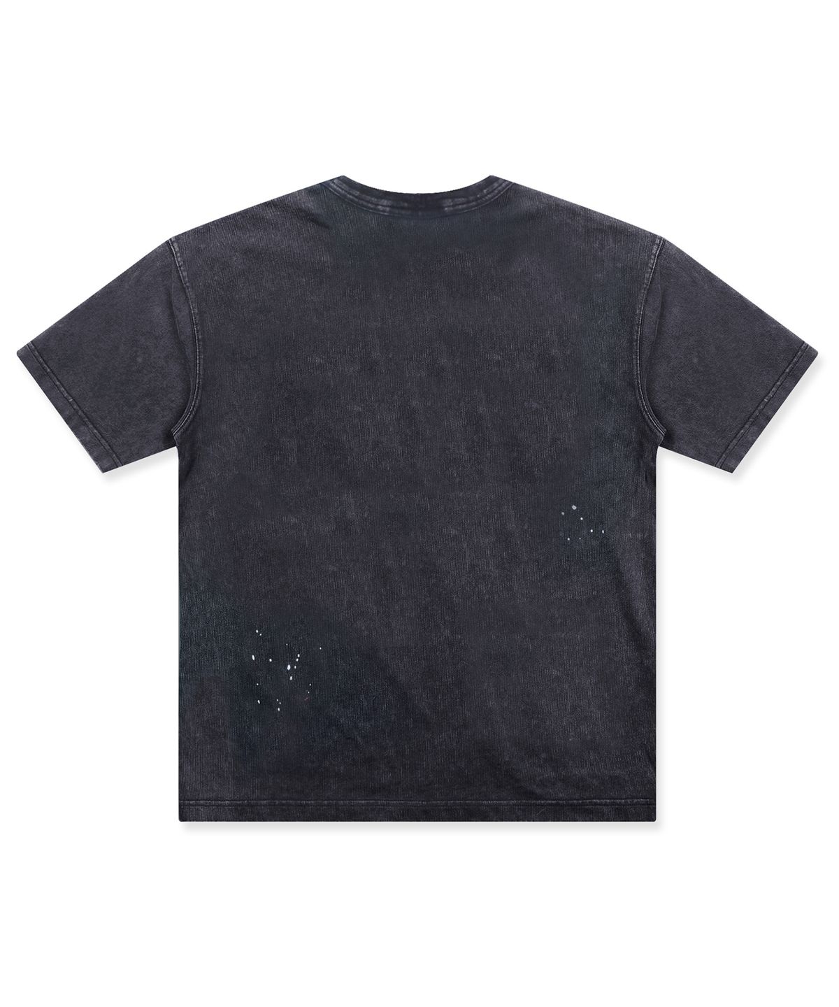 엑스톤즈(XTONZ) XF009 페이드 페인팅 워싱 티셔츠 (BLACK)
