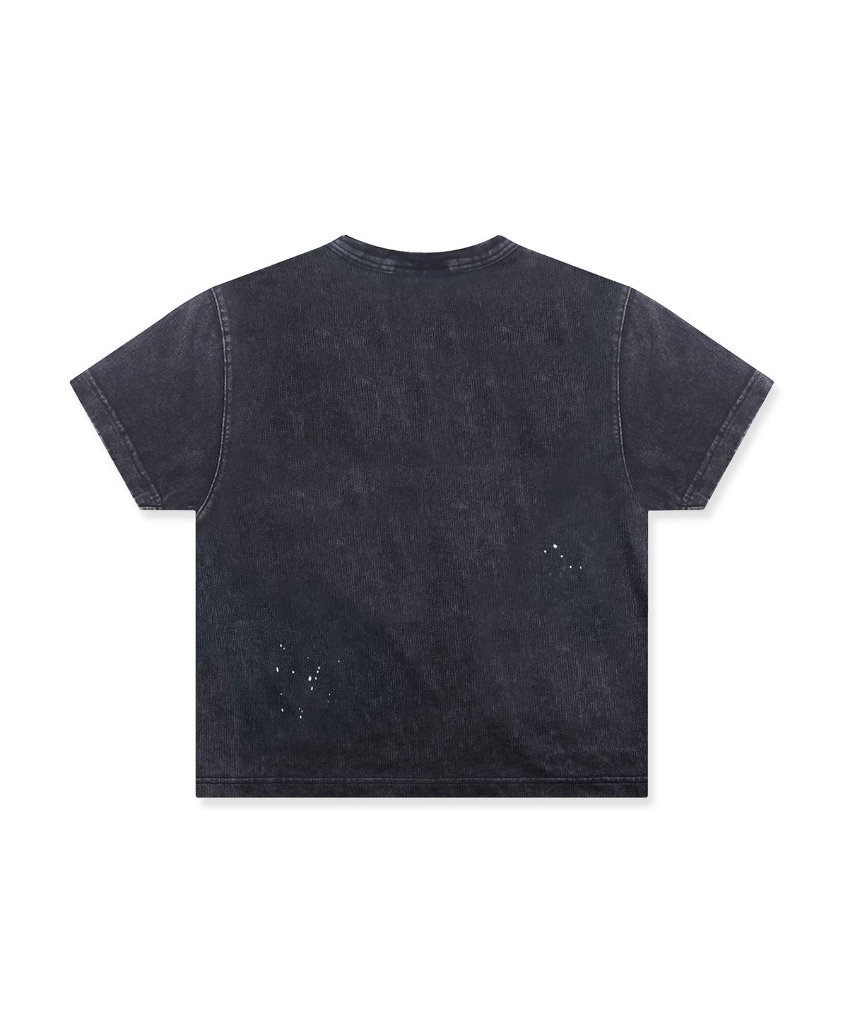 엑스톤즈(XTONZ) XF009 페이드 페인팅 워싱 티셔츠 (BLACK)