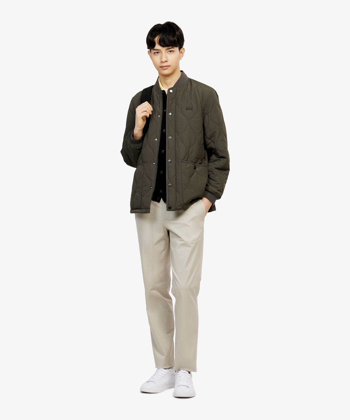 라코스테(LACOSTE) 남성 어니언 퀼팅 자켓 BH317E-56G BMY