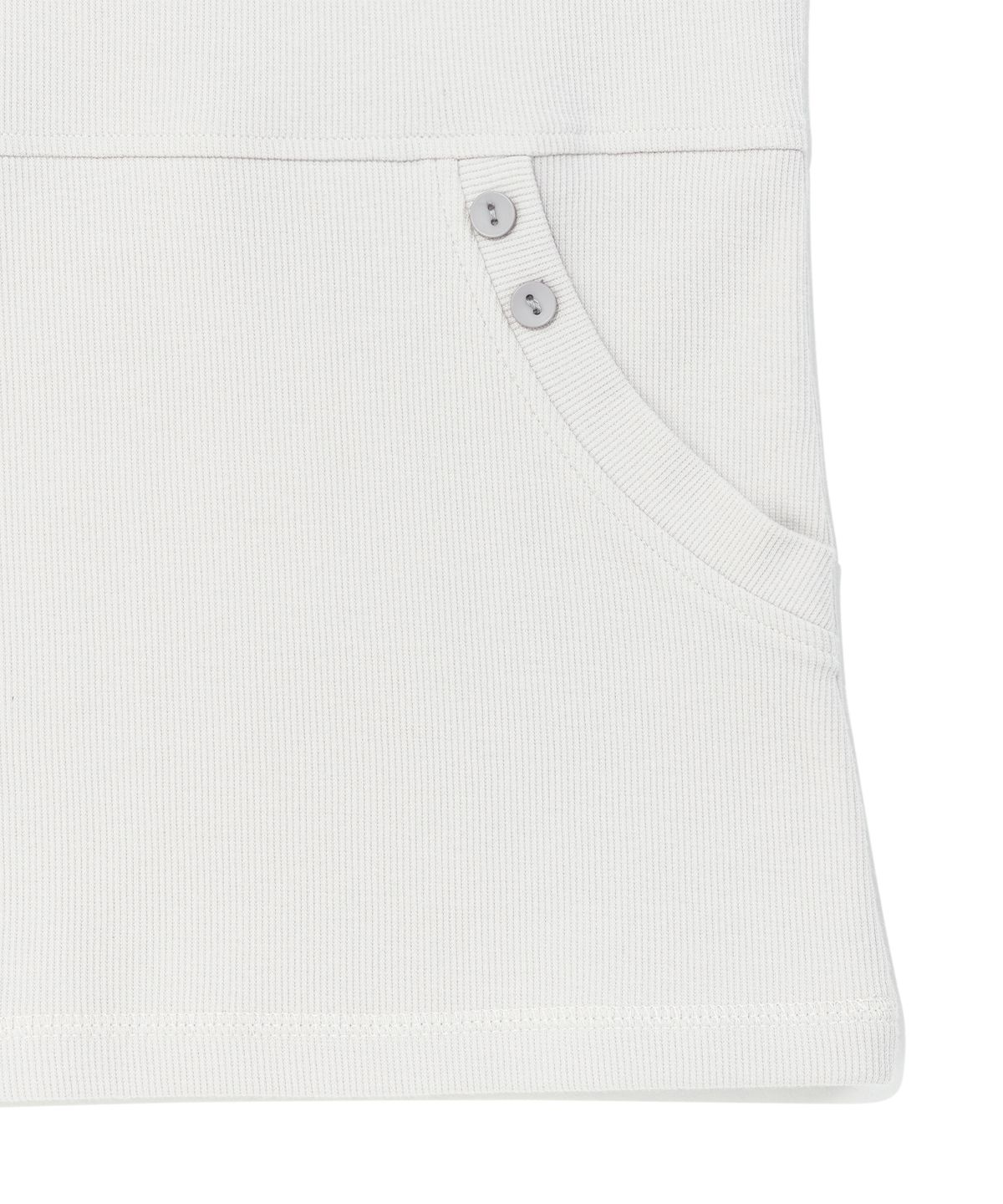 더콜디스트모먼트(THE COLDEST MOMENT) (w) TCM henley neck hooded sleeveless T (light grey)