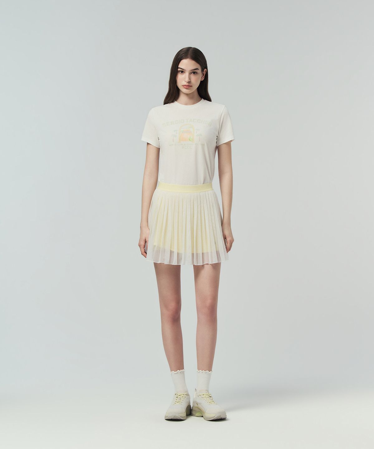 세르지오 타키니(SERGIO TACCHINI) W MCCC 에디션 그래픽 티셔츠 (White)