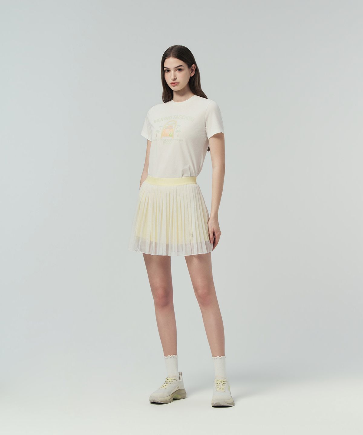 세르지오 타키니(SERGIO TACCHINI) W MCCC 에디션 그래픽 티셔츠 (White)