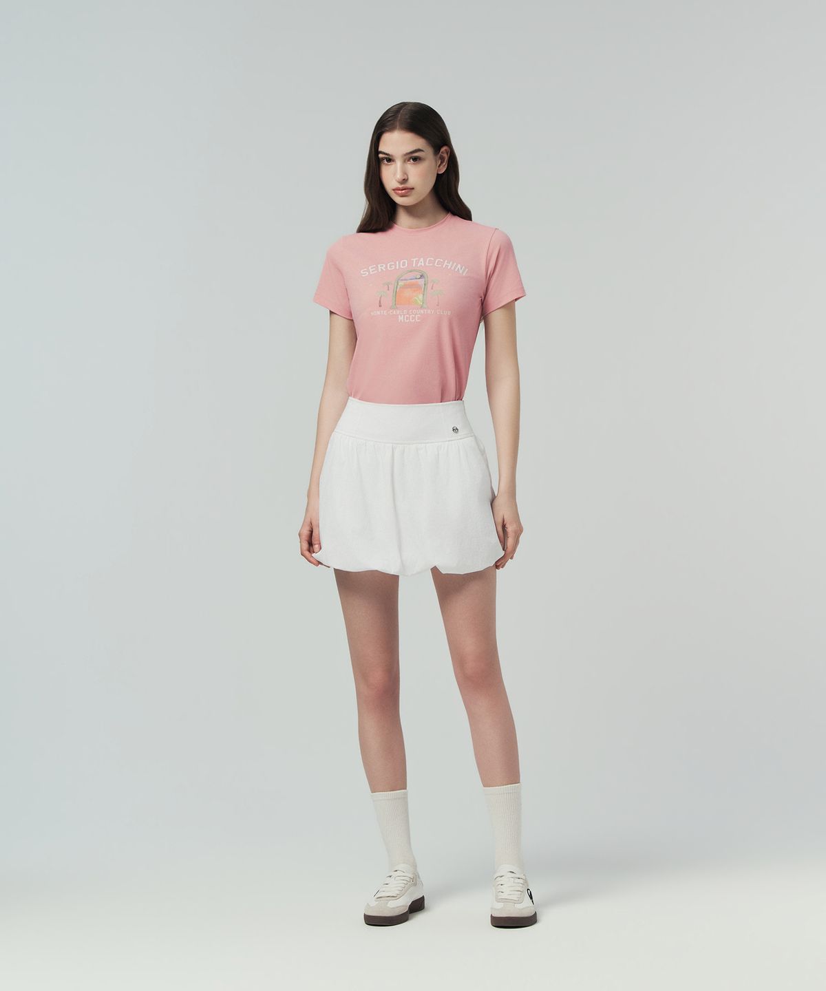 세르지오 타키니(SERGIO TACCHINI) W MCCC 에디션 그래픽 티셔츠 (Pink)