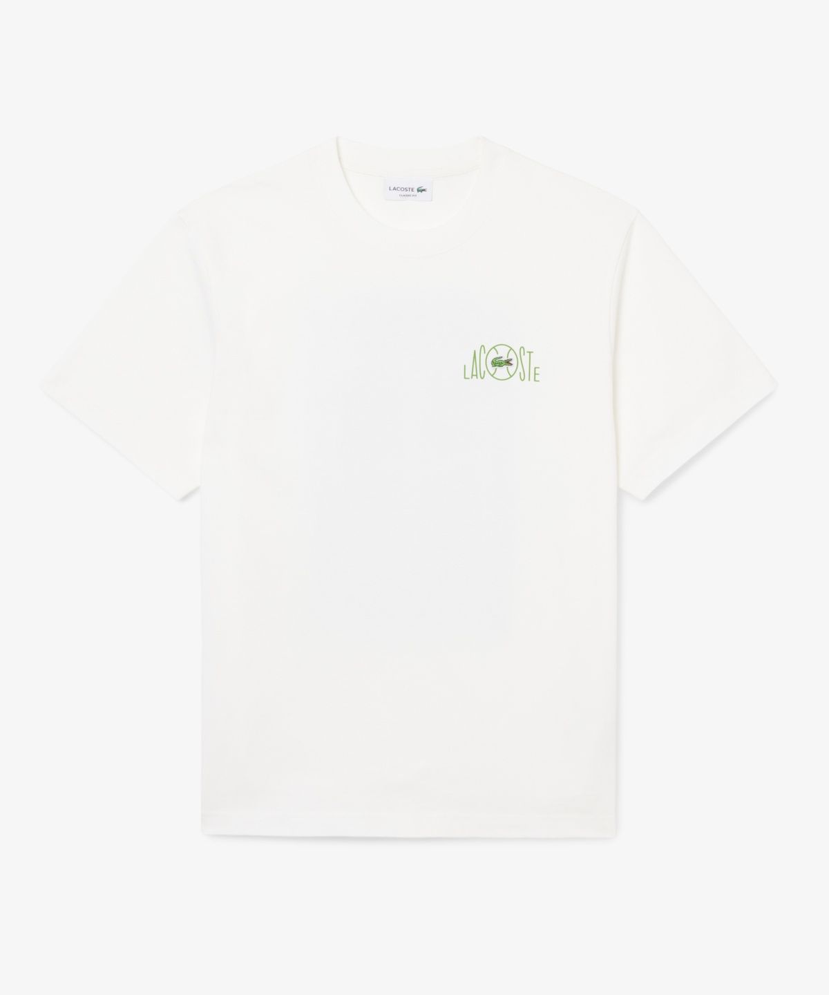 라코스테(LACOSTE) 남성 등판 테니스 코트 그래픽 반팔 티셔츠 TH2197-56G 70V