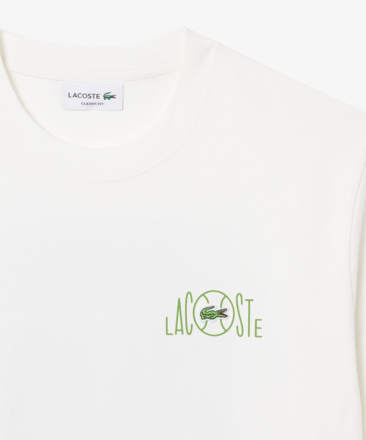 라코스테(LACOSTE) 남성 등판 테니스 코트 그래픽 반팔 티셔츠 TH2197-56G 70V