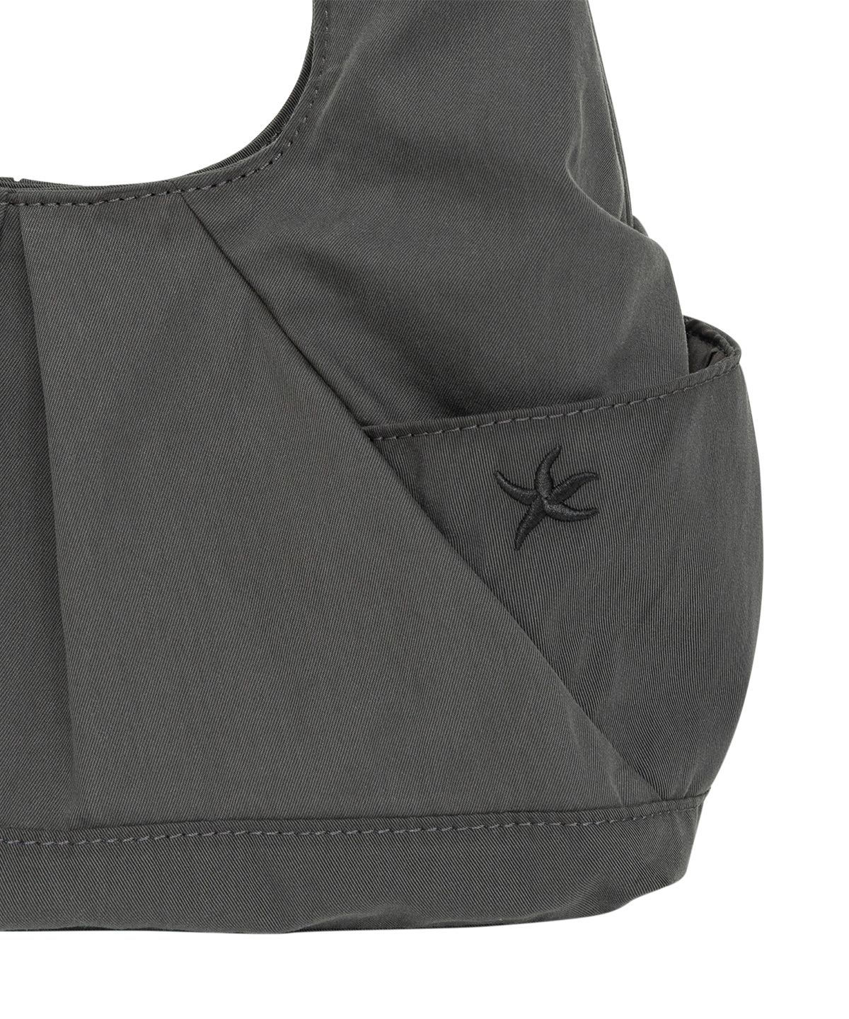더콜디스트모먼트(THE COLDEST MOMENT) TCM pleated bag (charcoal)
