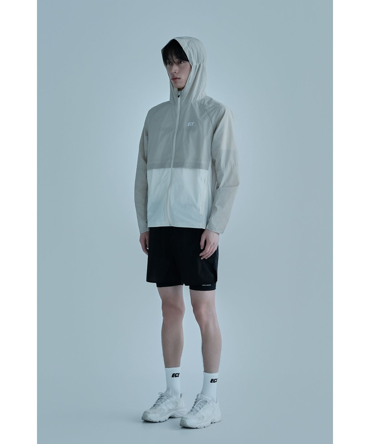얼스캄에라(EARTH CALM ERA) 2in1 러닝 5인치 쇼츠_블랙