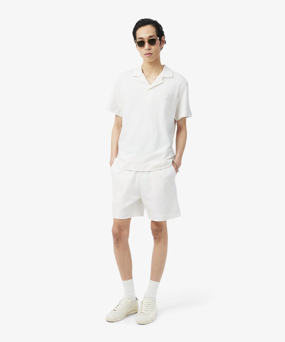 라코스테(LACOSTE) 남성 크레이프 반팔 폴로 셔츠 DH1969-56G 70V