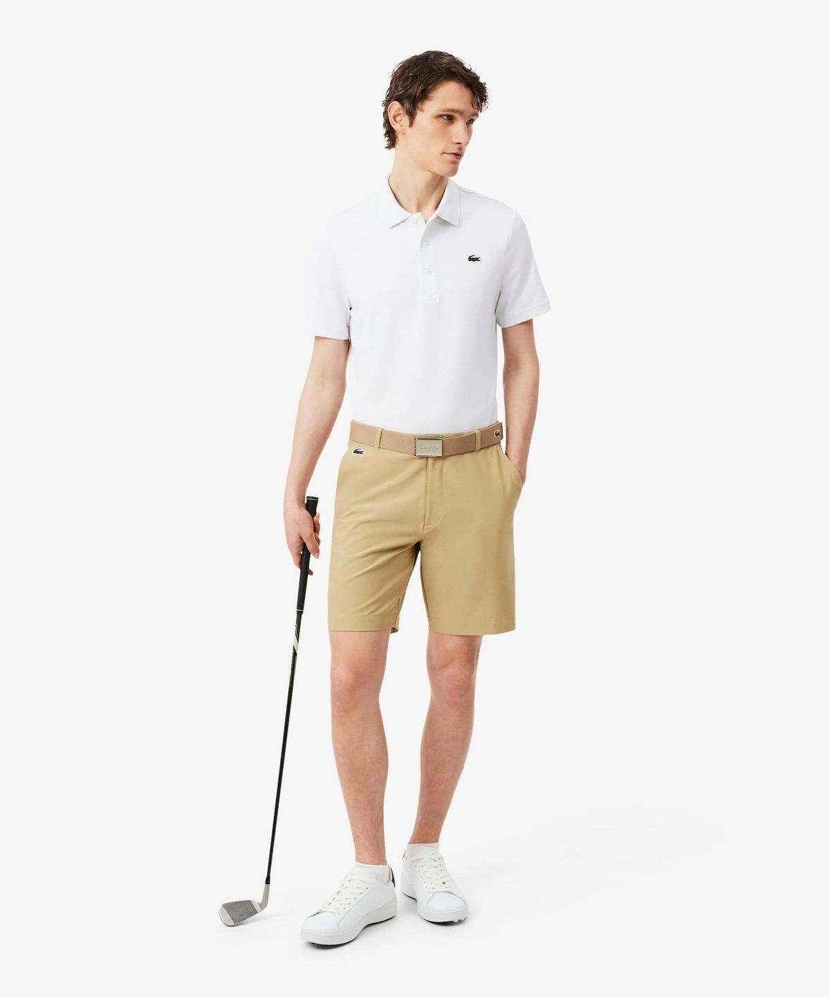 라코스테(LACOSTE) 남성 골프 퍼포먼스 베이직 반팔 폴로 셔츠 DH3189-56G 001