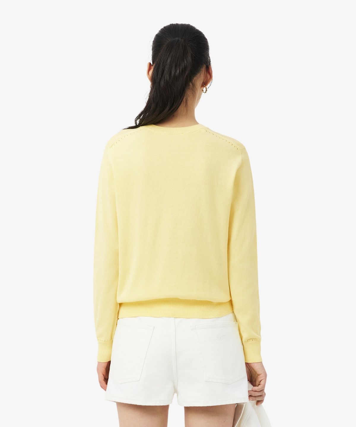 라코스테(LACOSTE) 여성 라이트 코튼 크루넥 스웨터 AF4145-56G 107
