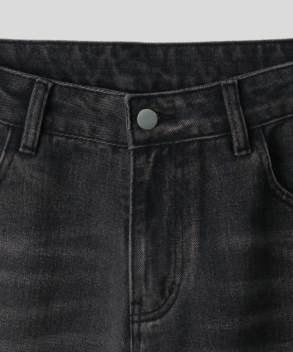 인더스트(INDUST) VTG 워시드 커브드 카펜더 팬츠_문그레이