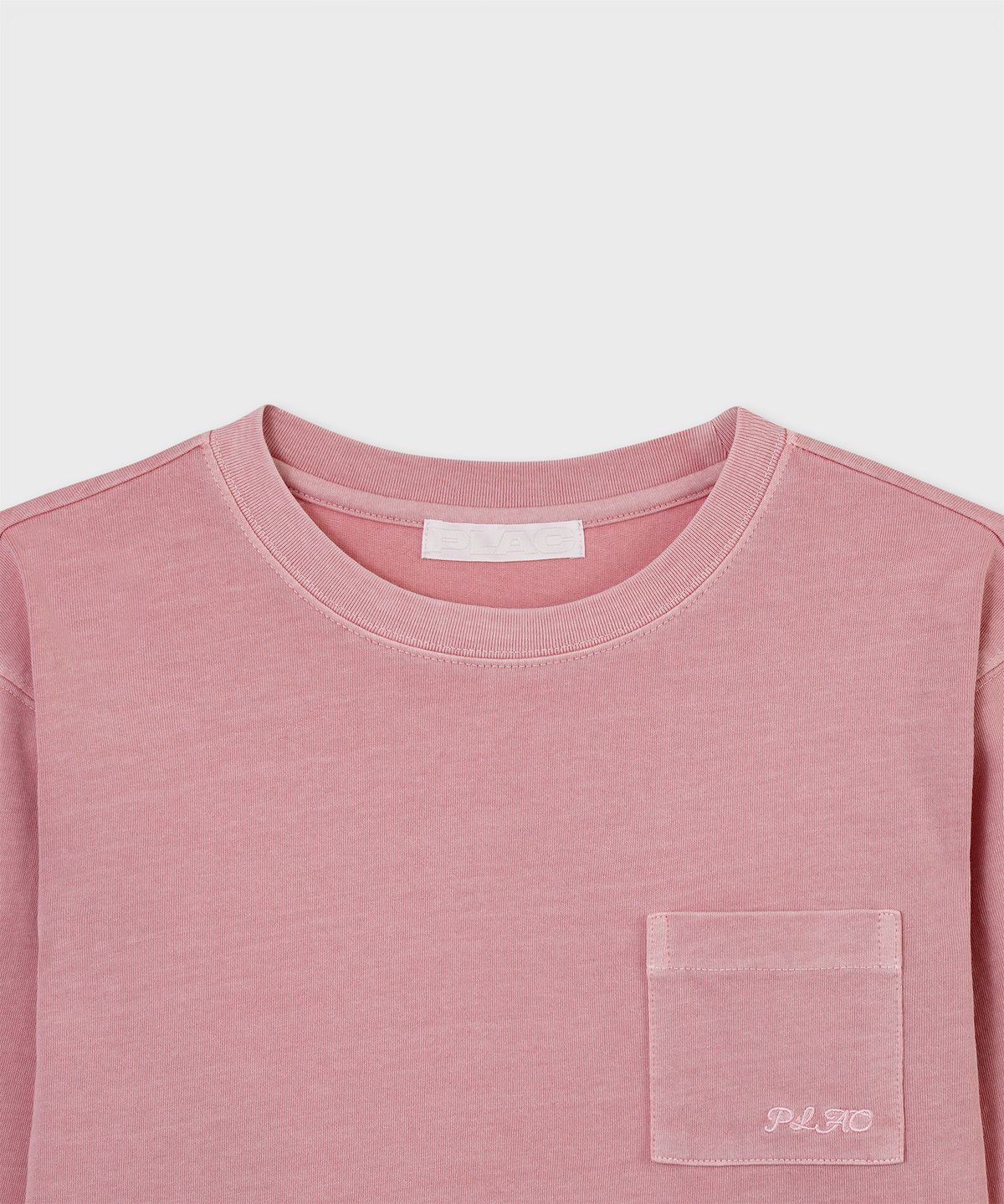플랙 우먼(PLAC WOMEN) 빈티지 워싱 크롭 티셔츠_2colors