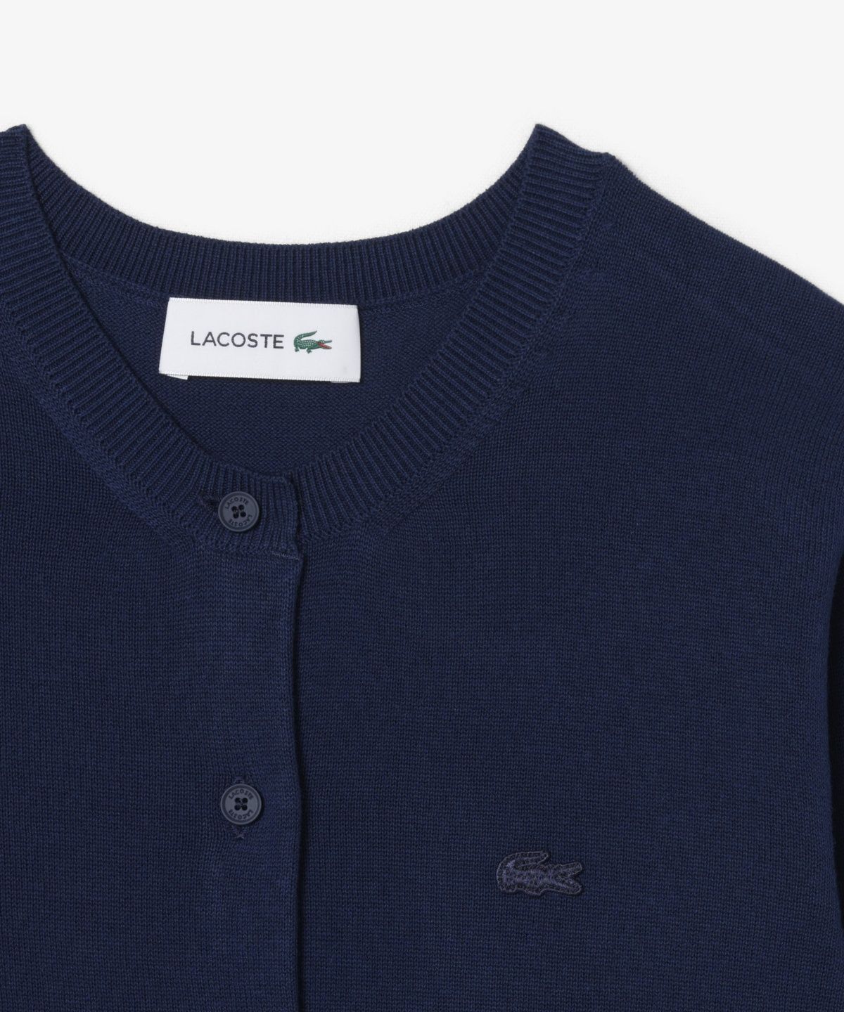 라코스테(LACOSTE) 여성 라이트 코튼 크루넥 가디건 AF5023-56G 166