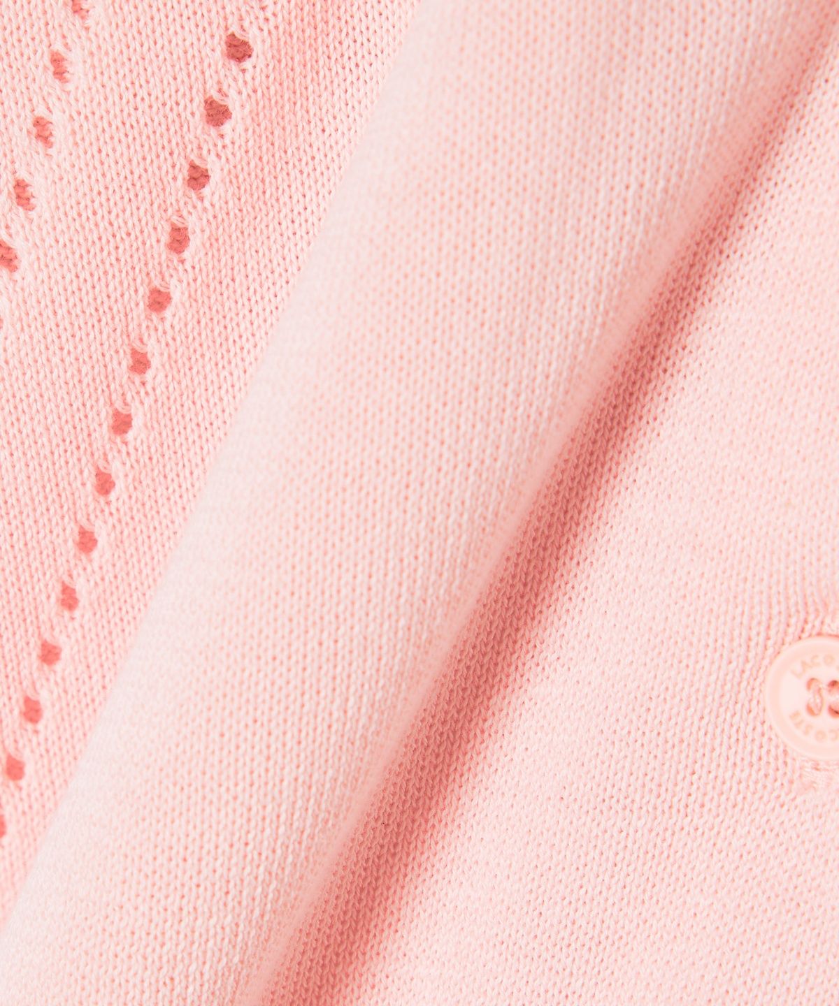 라코스테(LACOSTE) 여성 라이트 코튼 크루넥 가디건 AF5023-56G ADY