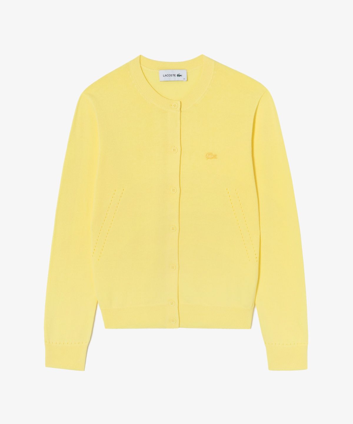 라코스테(LACOSTE) 여성 라이트 코튼 크루넥 가디건 AF5023-56G 107