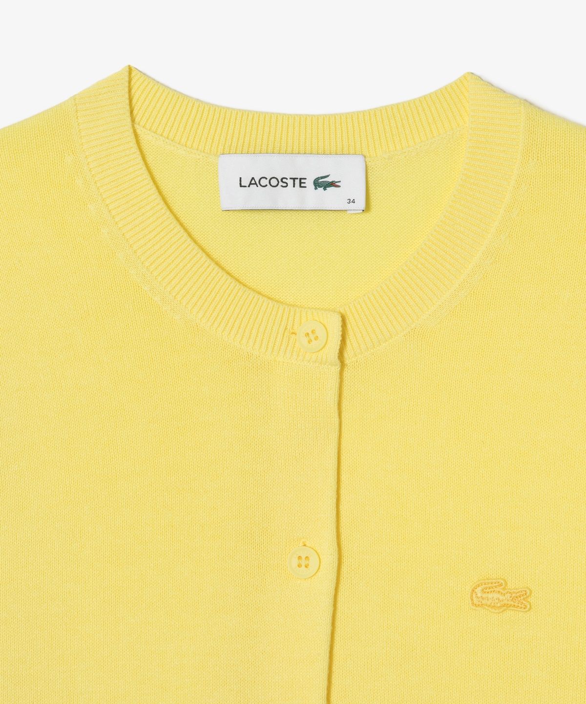 라코스테(LACOSTE) 여성 라이트 코튼 크루넥 가디건 AF5023-56G 107