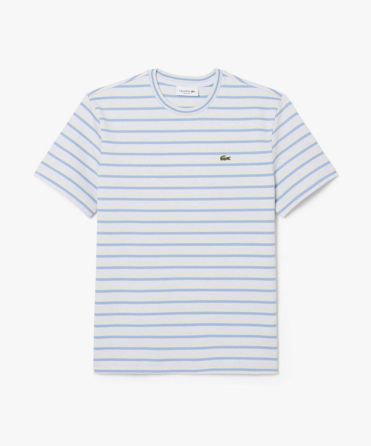 라코스테(LACOSTE) 여성 멀티 스트라이프 반팔 티셔츠 TF7574-56G 4BI