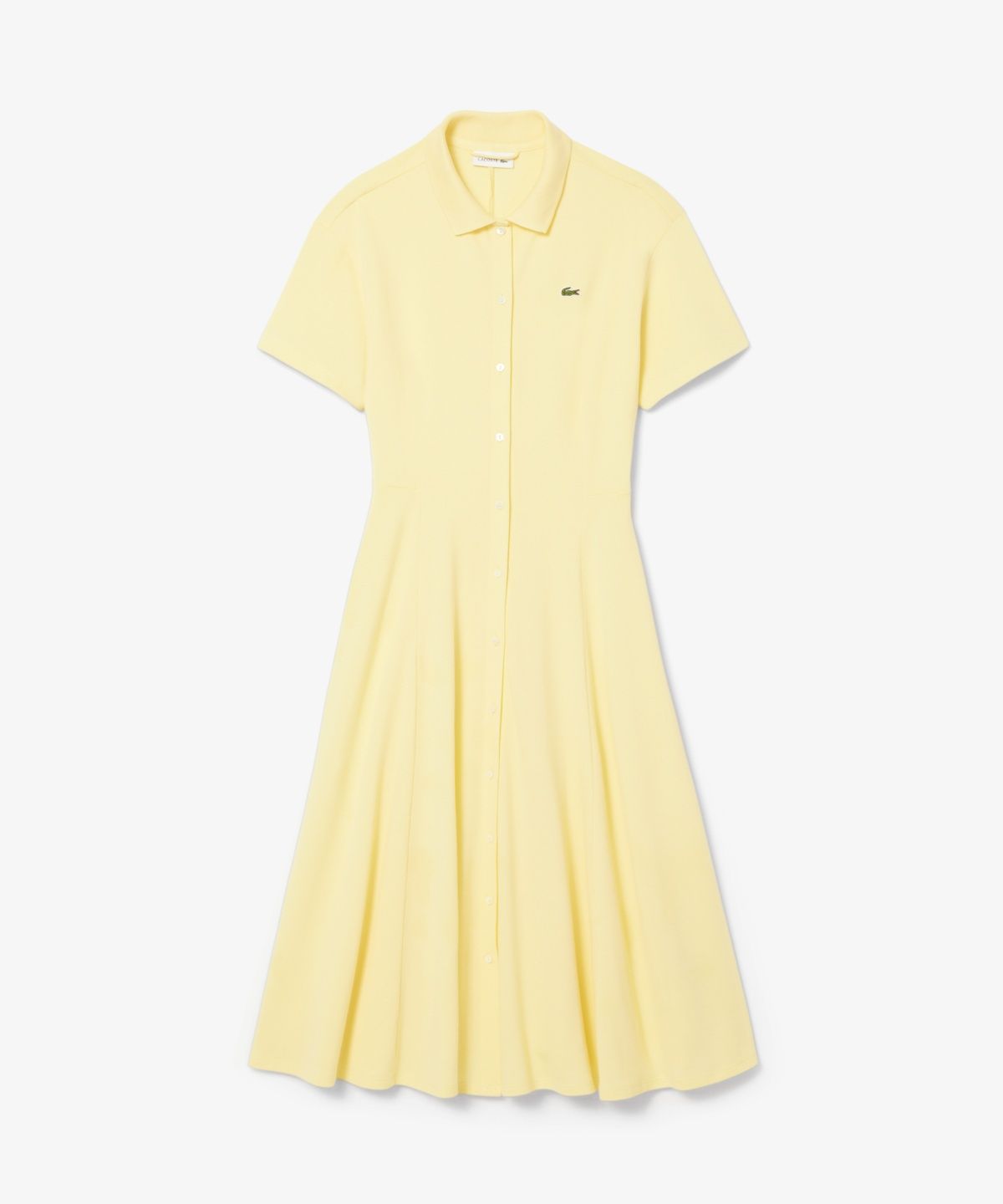 라코스테(LACOSTE) 여성 핏앤플레어 벨티드 폴로 드레스 EF9621-56G 107