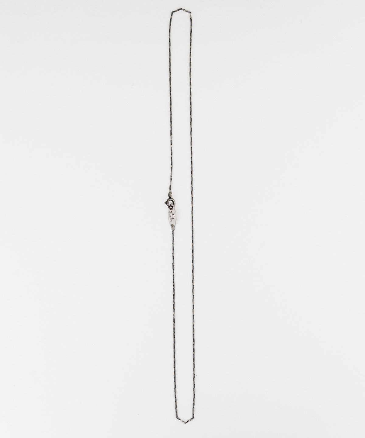 그레이노이즈(GRAYNOISE) Slim liner chain necklace (925 silver)