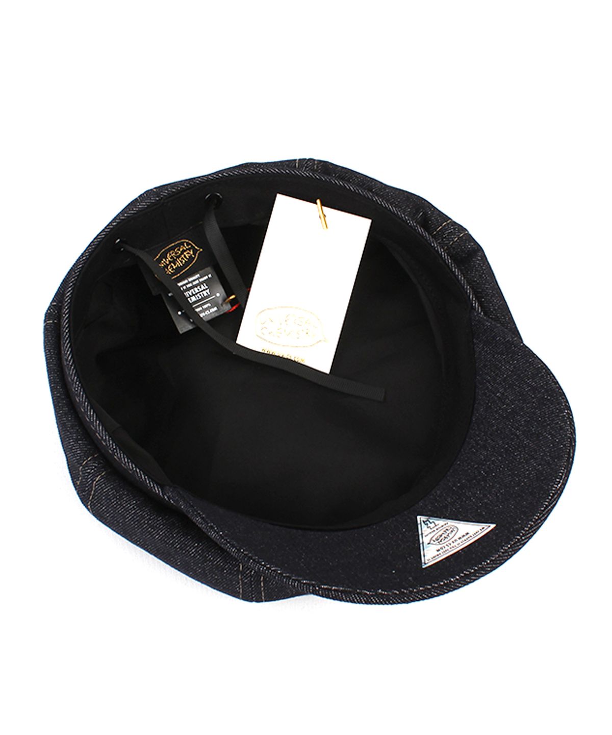 유니버셜 케미스트리(UNIVERSAL CHEMISTRY) Nonwashing Denim Newsboy Cap 뉴스보이캡