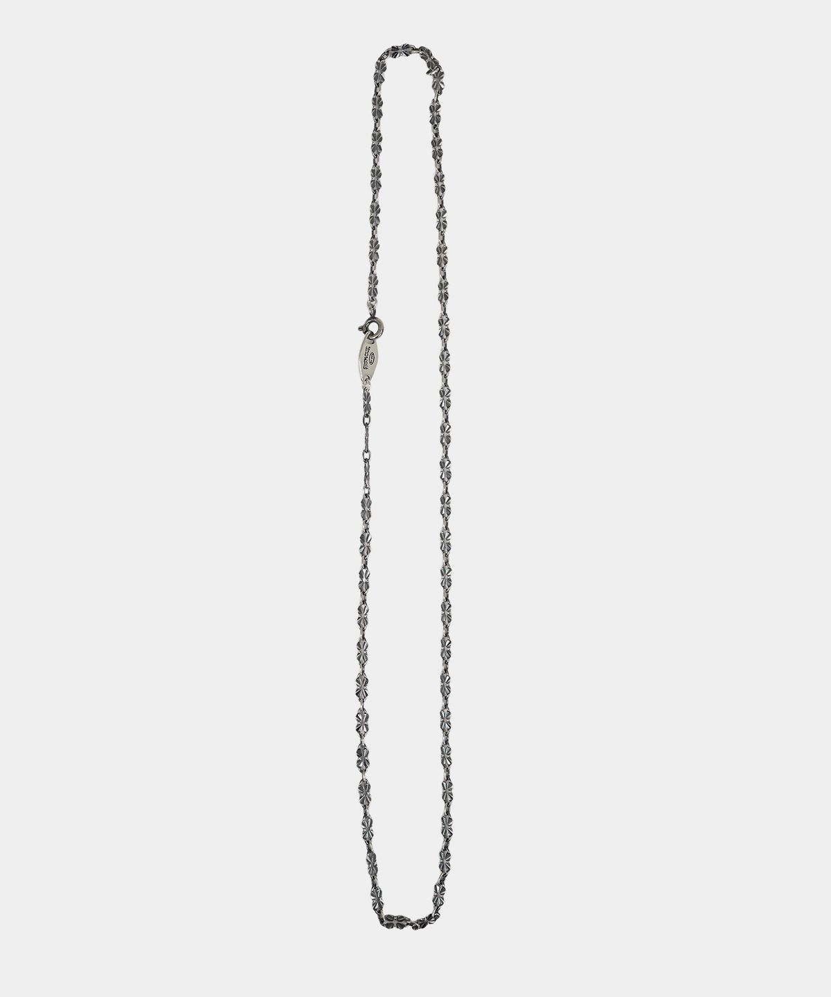 그레이노이즈(GRAYNOISE) Slim pattern chain necklace (925 silver)