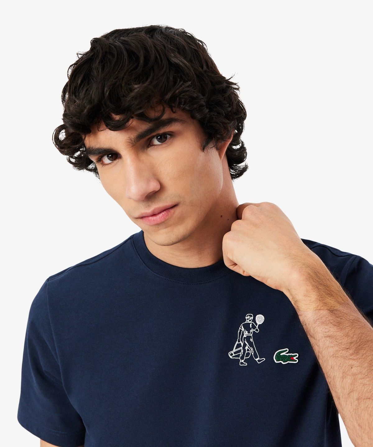 라코스테(LACOSTE) 남성 테니스 헤리티지 그래픽 반팔 티셔츠 TH0147-56G 166