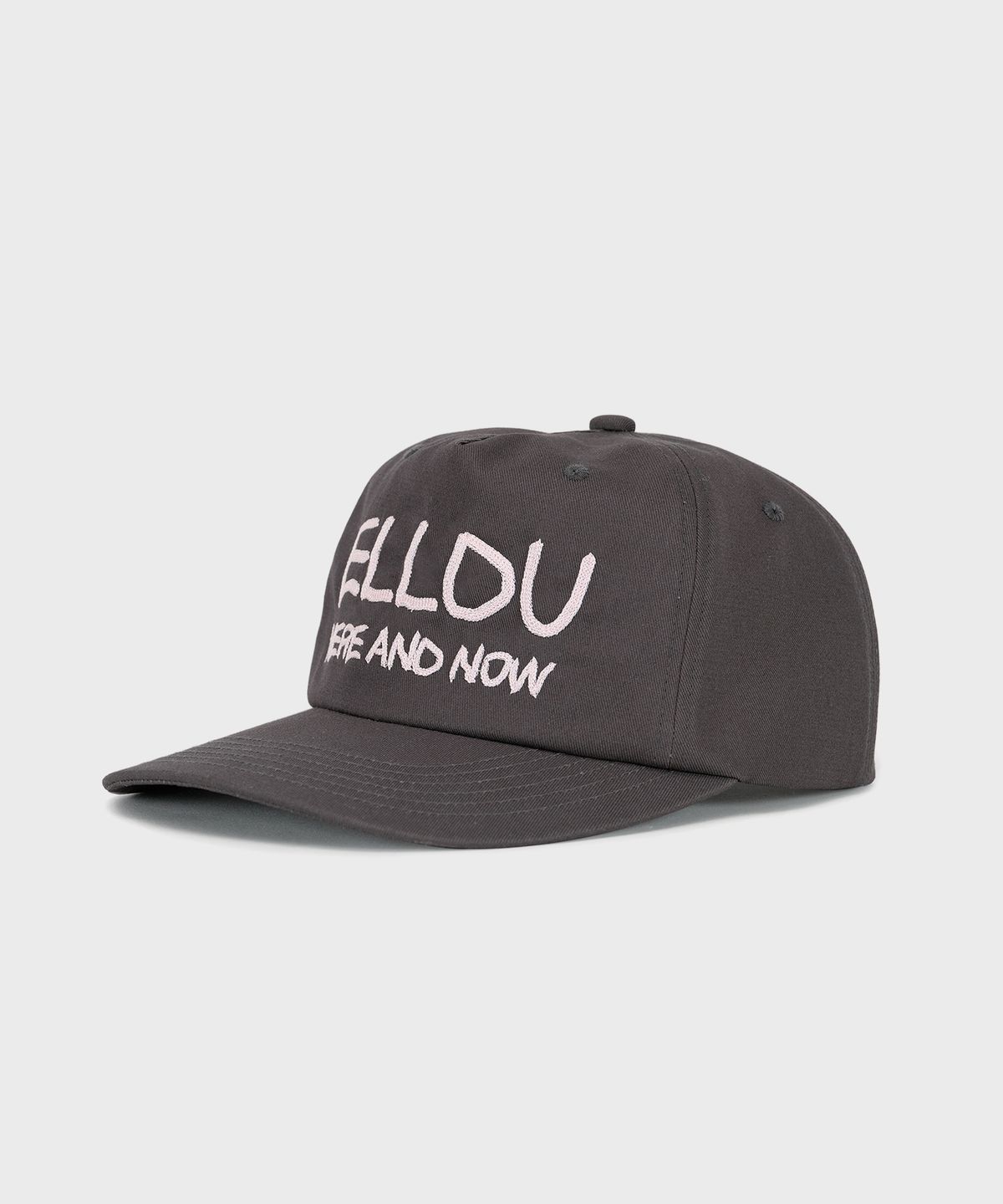 엘두(ELLDU) 웨이버 체인 스티치 캡 차콜