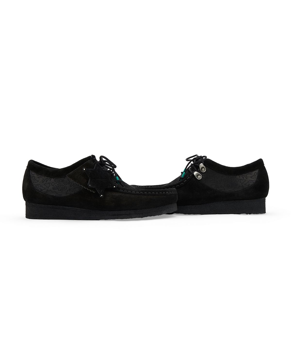 클락스 오리지널스(CLARKS ORIGINALS) [Clarks Originals x ADSB] 왈라비 엠브로이더리 - 블랙 / AAA531UBLK