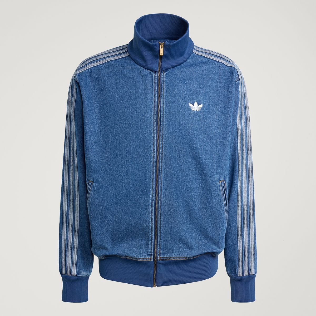 아디다스(ADIDAS) 데님 파이어버드 트랙탑 - 블루 / KD1517