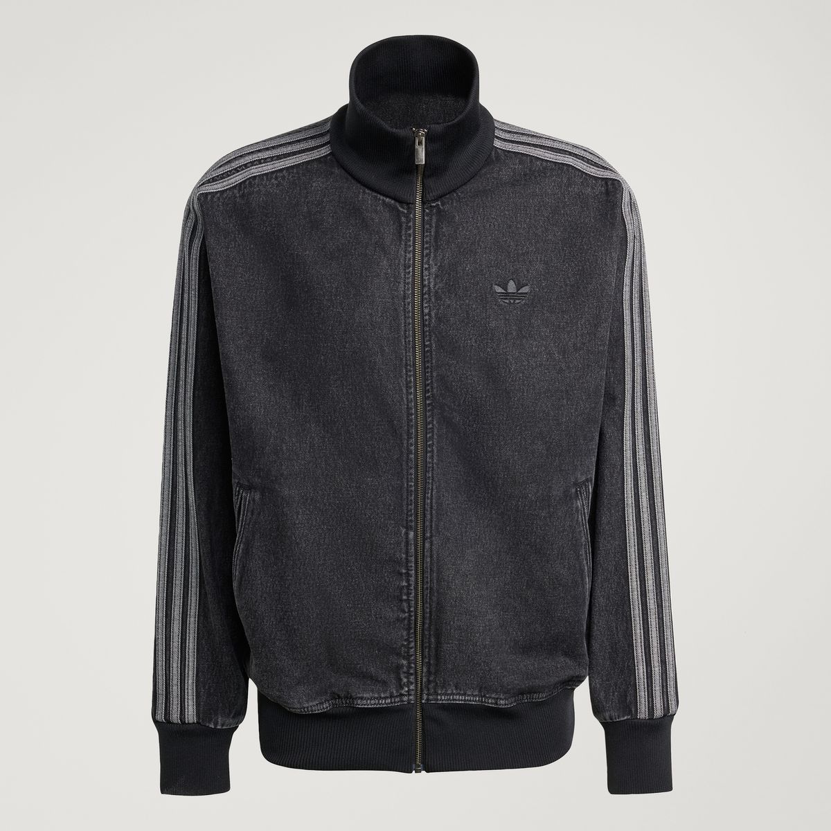 아디다스(ADIDAS) 데님 파이어버드 트랙탑 - 블랙 / KD1516