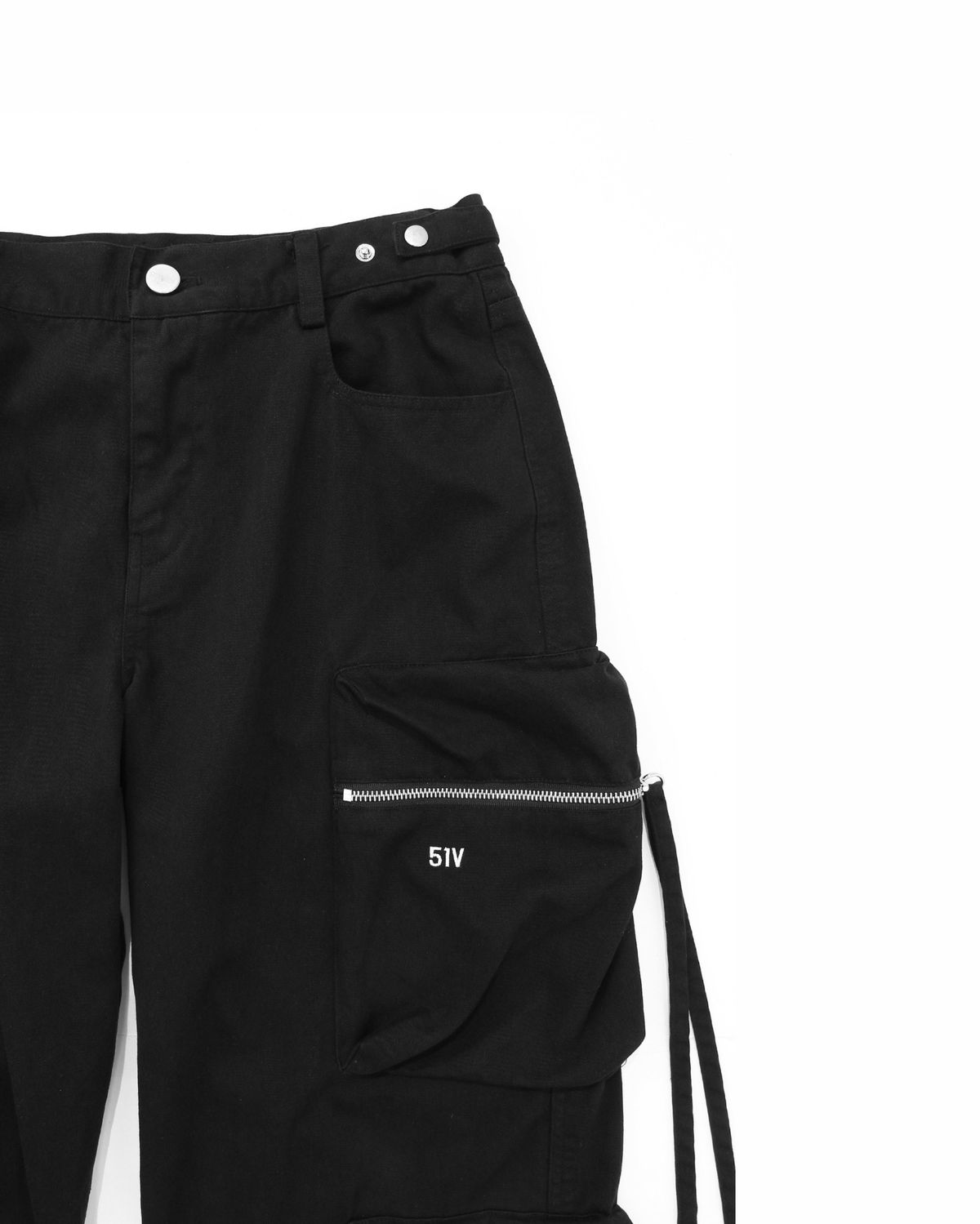 511비전(511VISION) 51V WASHED CARGO PANTS , BLACK